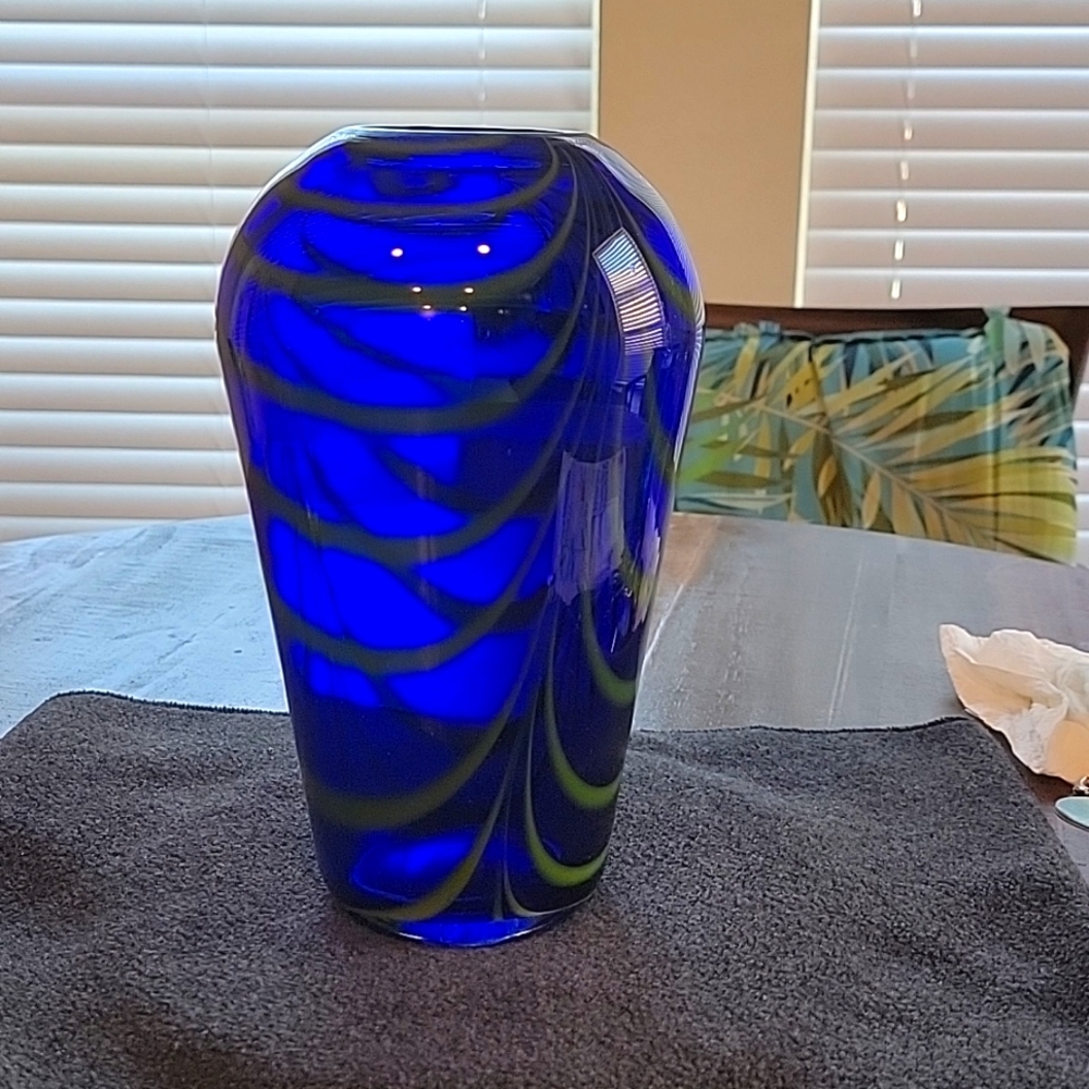 Murano hand blown vase